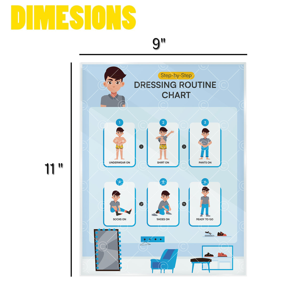 Dressing Routine Chart