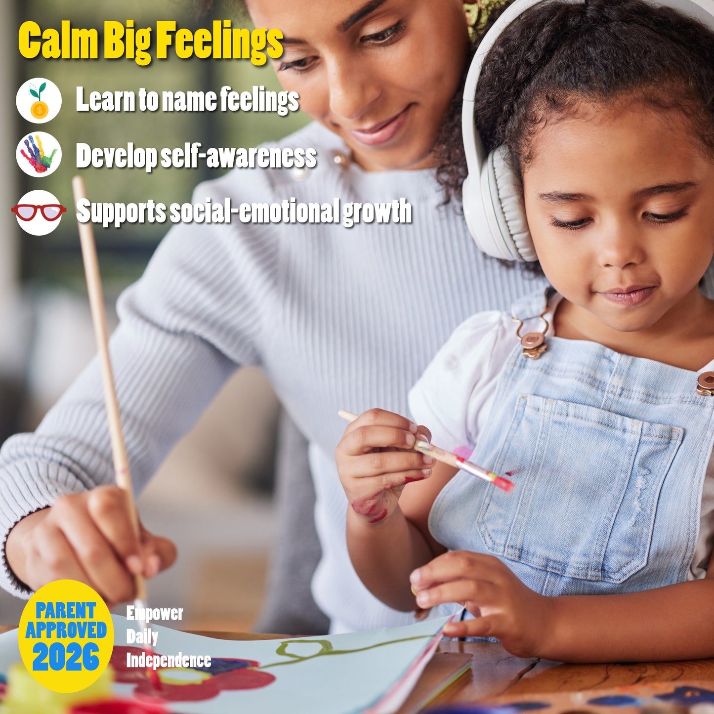 Feelings Chart for Kids – Emotional Regulation Poster, Emotion Chart